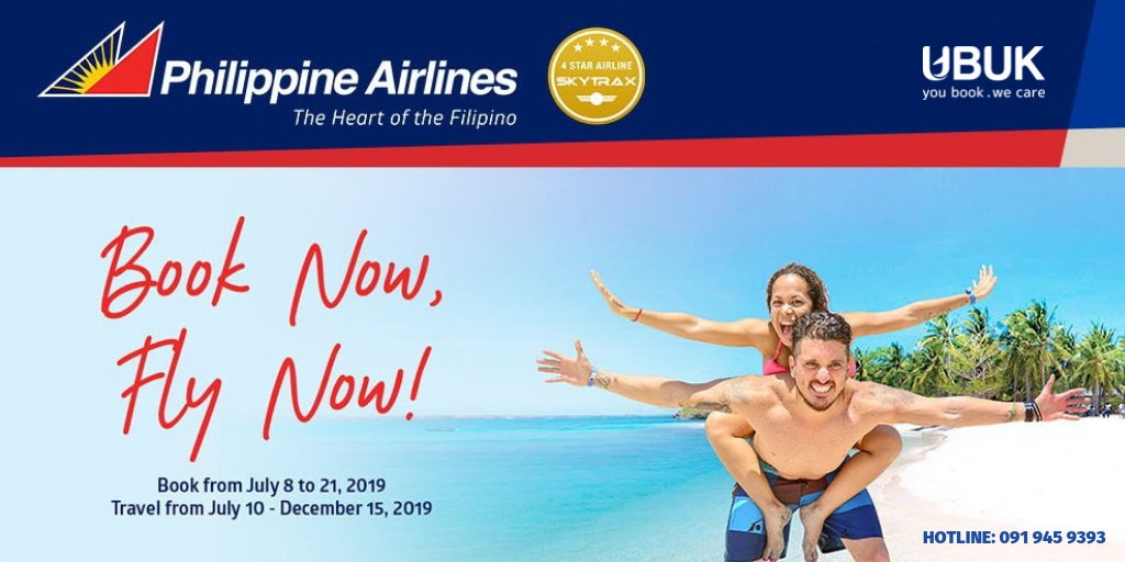 BOOK VÉ LIỀN TAY BAY NGAY CÙNG PHILIPPINES AIRLINES