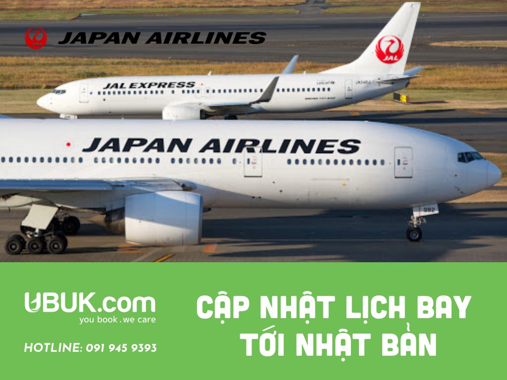 JAPAN AIRLINES CẬP NHẬT LỊCH BAY THÁNG 11/2020 & THÁNG 01/2021