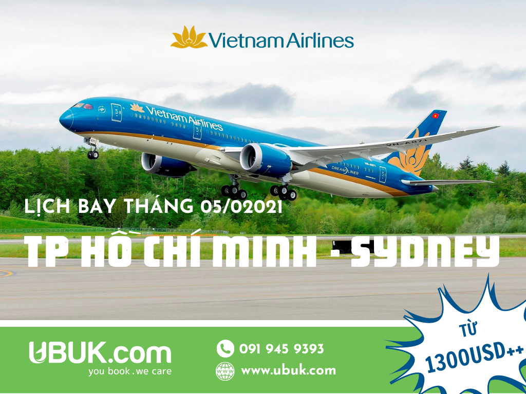 CHỈ TỪ 1300USD++ CÙNG VIETNAM AIRLINES FLY TỚI ÚC TRONG THÁNG 5/2021