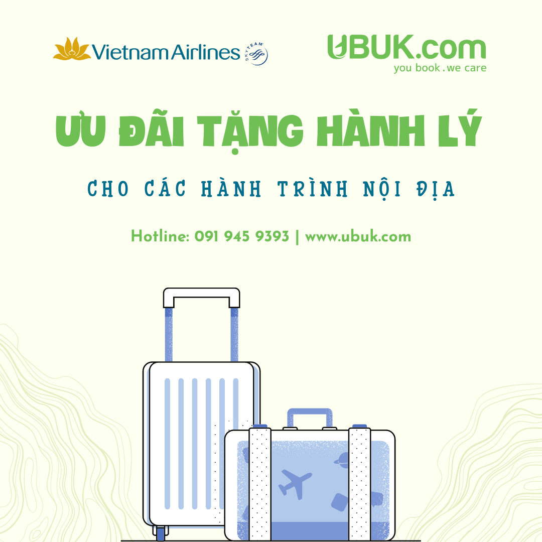 VIETNAM AIRLINES TRIỂN KHAI ƯU ĐÃI HÀNH LÝ CHO CÁC HÀNH TRÌNH NỘI ĐỊA