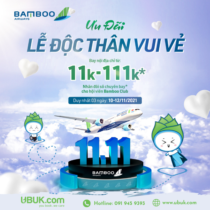 CHẲNG NGẠI ĐỘC THÂN - VI VU KHẮP CHỐN CÙNG BAMBOO AIRWAYS