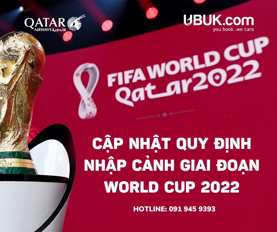 QATAR AIRWAYS CẬP NHẬT QUY ĐỊNH NHẬP CẢNH GIAI ĐOẠN WORLD CUP 2022
