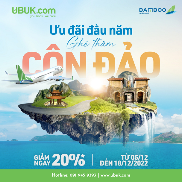 TẠM BIỆT 2022, BAMBOO TẶNG 20% BAY CÔN ĐẢO CHỜ ĐÓN TẾT