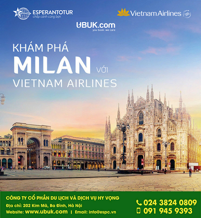 KHÁM PHÁ MILAN CÙNG VIETNAM AIRLINES