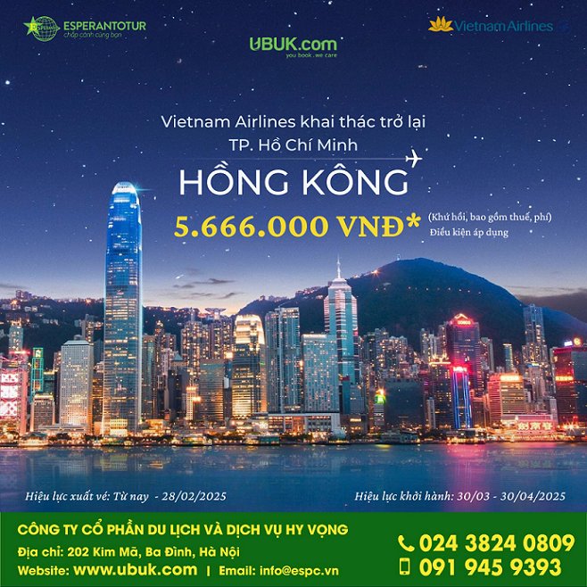 ​​​​​​​CƠ HỘI DU LỊCH HẤP DẪN CÙNG VIETNAM AIRLINES